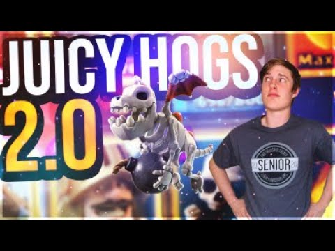 Juicy Royal Hogs Skeleton Dragons! Clash Royale High Ladder!