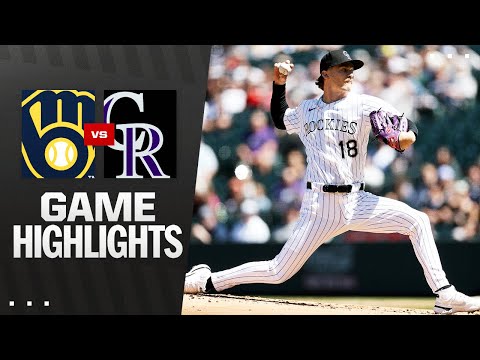 Brewers vs. Rockies Highlights (4/10/25) | MLB Highlights