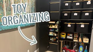 MAJOR TOY ORGANIZATION // Going Through ALL of Our Toys!! Mom of 2