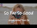 So Far So Good - Great Good Fine Ok (Lyrics)
