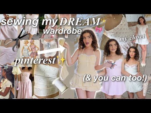 sewing my DREAM summer wardrobe in a week! 🎀✨