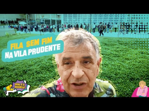 Fila Interminável na operação PAESE na Vila Prudente