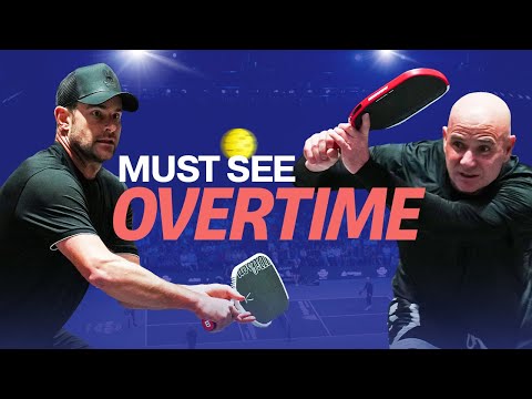 Agassi vs Roddick: The Most INTENSE Pickleball Game EVER!