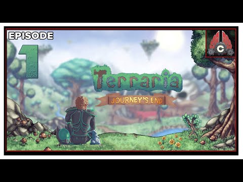 Let's Play Terraria: Journey's End (Master/Large/Crimson) With CohhCarnage - Episode 1