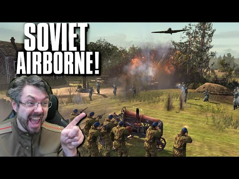 Soviet Airborne To The Rescue! - 4v4 - Company of Heroes 2