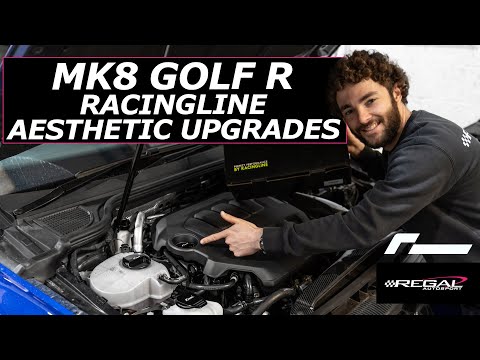 Upgrading the aesthetics of our MK8 Golf R with RacingLine [Engine bay dress up & more] Ep2