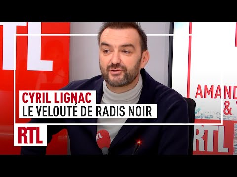 Cyril Lignac: black radish velouté