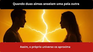"Quando duas almas anseiam uma pela outra e sofrem em silêncio, o que acontece?"