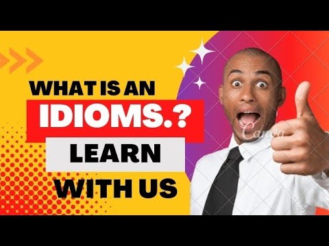 what is an idioms..🤔😛?|Definition of idioms||English with saju.