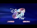 Disneys Fastplay Bumper US English REMAKE VERSION EXTREMELY RARE VERSION ON TV CAPTURE