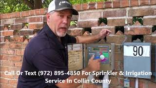 Sprinkler Timer Instructions - Irrigation Repair Contractor McKinney, Allen, Frisco, Collin County