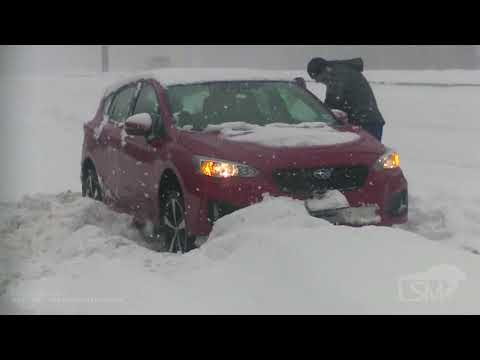 02-01-2021, Parsippany, NJ - Major Winter Storm, Stuck Vehicles And Dangerous Travel Conditions.mp4