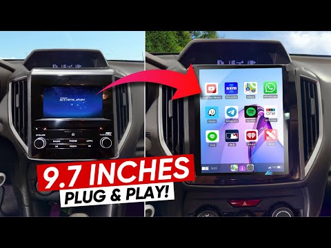 Installing the COOLEST Subaru VERTICAL SCREEN Head Unit!