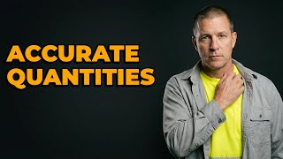What Information Is In Specifications For Quantity Calculations?