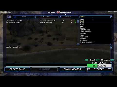 2v2 TOURNAMENT - BoYcaH/Domi vs Scuba/Fargo - BO9 - CNC:ZH part 1