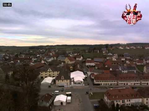 Zeitraffer Umzugswochenende Oberdischingen 2016 Kirchturm