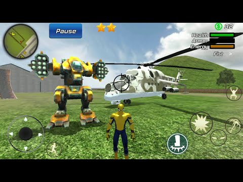 Spider Rope Hero City - Flying Superhero Spider Crime City | Android GamePlay