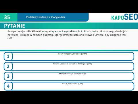 Przygotowujesz dla klientki kampanię w sieci wyszukiwania i chcesz, żeby reklama uzyskiwała jak najw