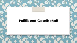 Politik und Gesellschaft I Goethe B1 Sprechen I Teil 2 I Prüfungsvorbereitung