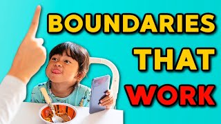 How to Set EFFECTIVE Boundaries with Toddlers - A Step-By-Step Guide!