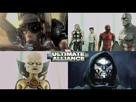 Marvel Ultimate Alliance - All Cutscenes [Game Movie]