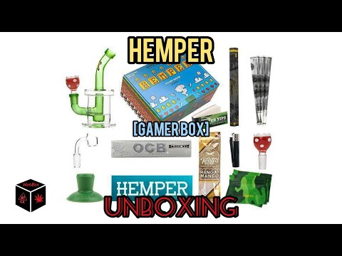 Hemper Unboxing [Gamer Box] July 2019 Mario Bong