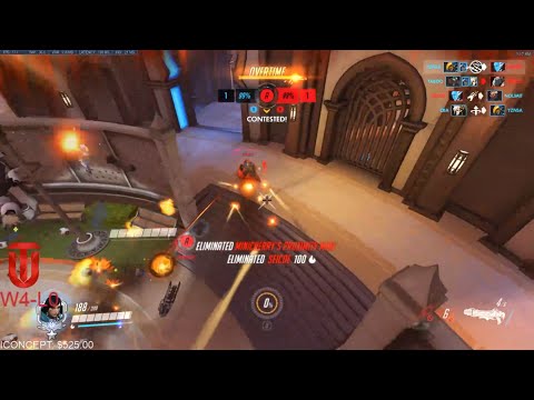 Overwatch Pharah God YZNSA Playing For Rank 1 Spot