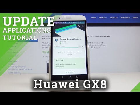 How to Update Apps in HUAWEI GX8 – Install Latest App Version