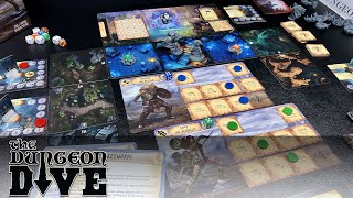 Midhalla - A Viking-themed fantasy dungeon crawl with low luck strategy (Kickstarter preview)