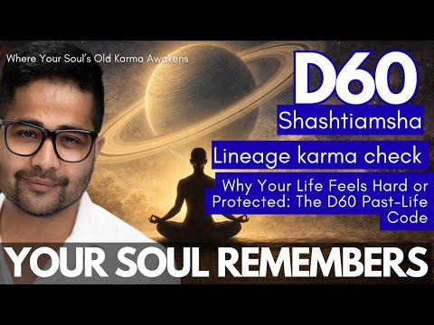 D60 (Ṣaṣṭiāṁśa): The Past-Life Karma Hidden in Your Birth Chart - Comprehensive Guide @njshivoham