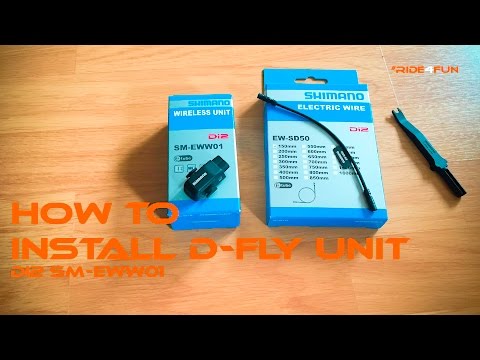 How to install and setup Shimano Di2 D-Fly Unit SM-EWW01