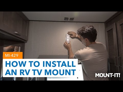 Mount-It Full Motion Lockable RV and Trailer TV Mount with Tilt Function (22 to 42 Inch TVs, 33 lb)