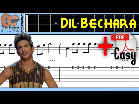 Dil Bechara - Title Track Guitar Tab