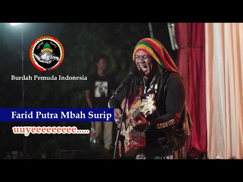 Uyeeee Varid putra mbah surip bangun tidur, meramaikan Burdahan di karawang
