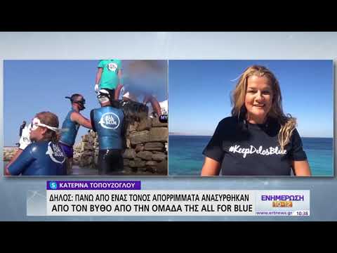 ΕΡΤ1 συνέντευξη για το #KeepDelosBlue // καθαρισμό βυθού στη Δήλο