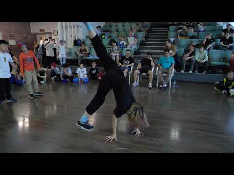 2x2 до 13 лет bboy Fire & Tai Lung Breakoniers vs Варя & Оса - "ALL OPTION" break dance battle