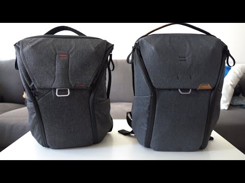 Peak Design Everyday Backpack V2 and V1 20L comparison