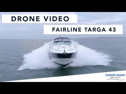 1999 Fairline Targa 43 Drone Video - Another boat brokered by Parker Adams - £129,995