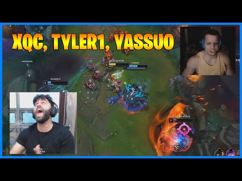 When Yassuo, xQc & Tyler1 Tower Dive Goes HORRIBLY Wrong - LoL Daily Moments
