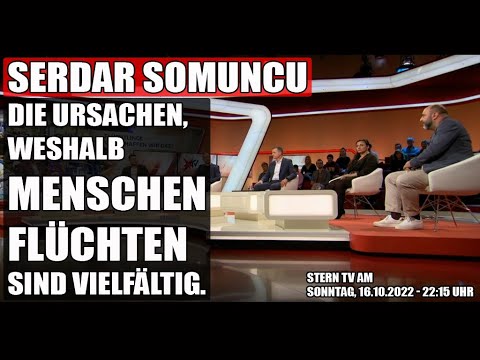 Serdar Somuncu : Die Ursachen weshalb Menschen flüchten sind vielfältig