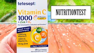 Tetesept - Vitamin C 1000 + Zink + D3 | NEM-TEST