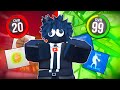 Going From 20 To 99 OVR In ONE VIDEO Roblox Basketball Legends