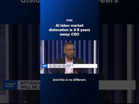 AI labor market dislocation is 3-5 years away: NTT DATA CEO