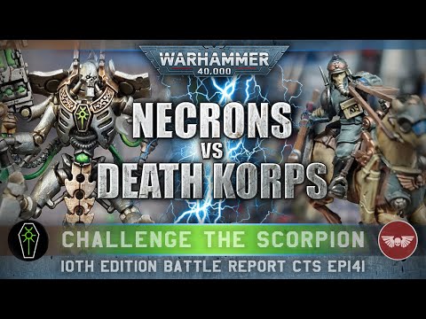Death Korps of Krieg (Astra Militarum) vs Necrons Warhammer 40K Battle Report 10th Edition 2000pts