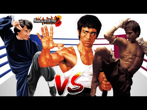 ⚡Shaolin vs Wutang 2 ~ Jackie Chan vs Bruce Lee + Tony Jaa : The Millennium Full Match⚡