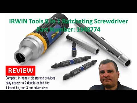Review: IRWIN Tools 8 in 1 Ratcheting Screwdriver