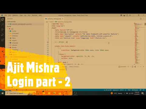 Codeigniter 4 User Login Tutorial - Part - 02 - Migration and layouts view Structure