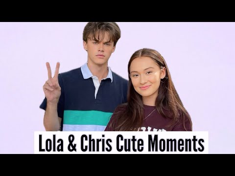 Lola Tung & Chris Briney | Cute Moments