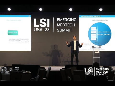Marco Pisano Presents Lymphatica Medtech at LSI USA '23