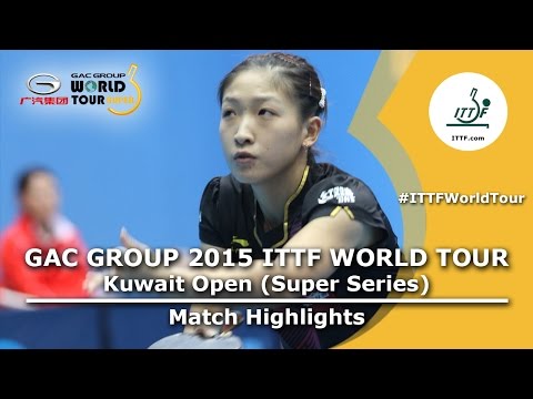 Kuwait Open 2015 Highlights: LI Xiaoxia vs LIU Shiwen (1/2 FINAL)